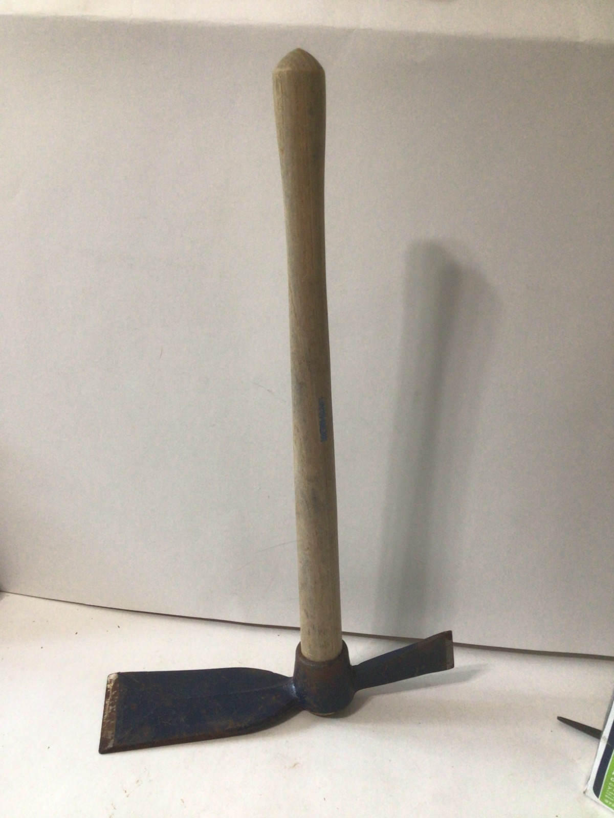 Vintage Morhand Hand Hoe Pick Axe Double Head, Steel, Wooden HandleNOS