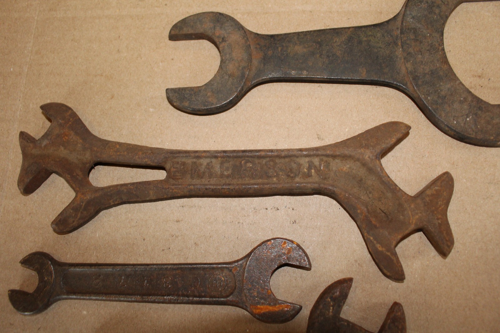antique tractor farm wrenches lot Model Deering IH IHC International Emerson +