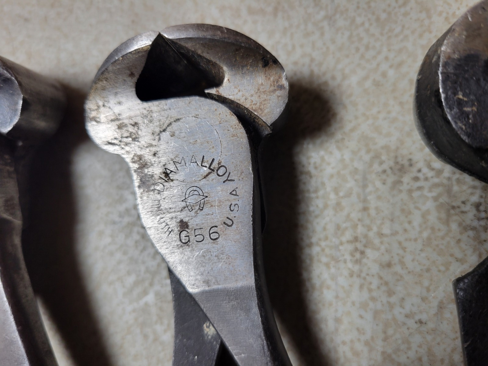 Vintage Diamalloy G 56 Kraeuter End Cutting Nippers + 2 other unusual nips Look