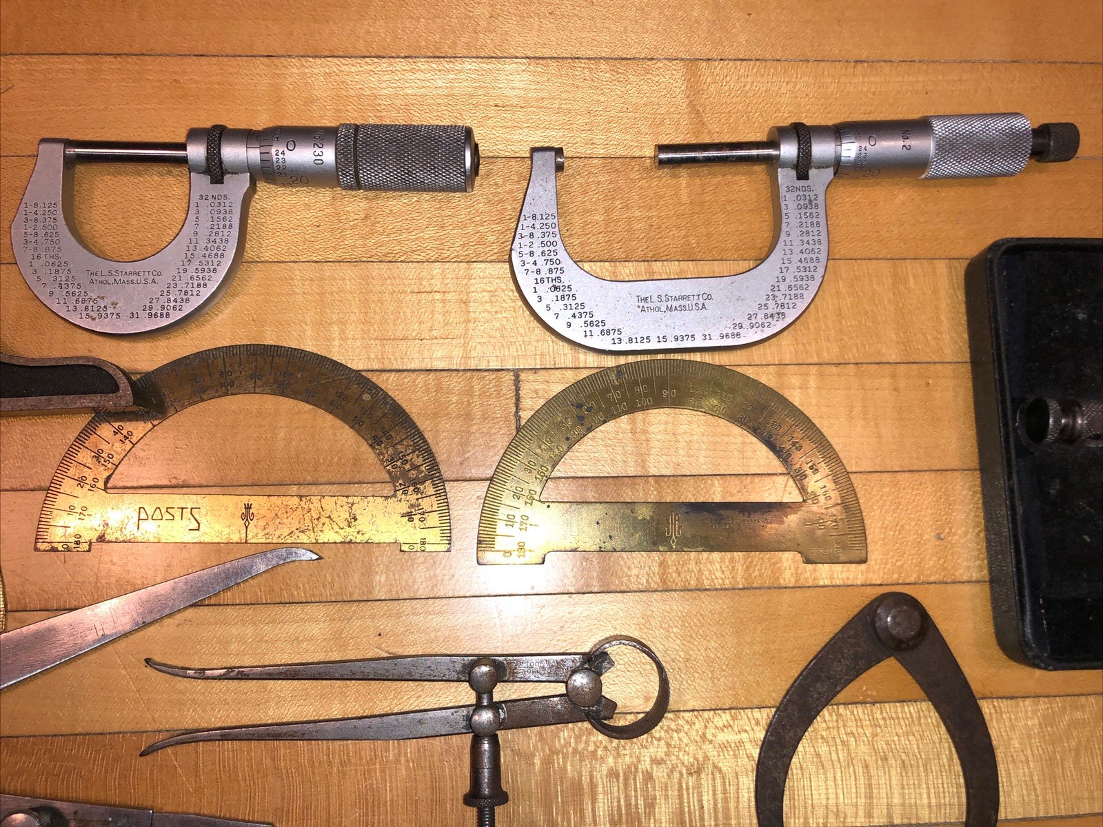 VTG LOT Starrett Brown & Sharpe Lufkin Machinist Tools (See Details!!) Free S&H