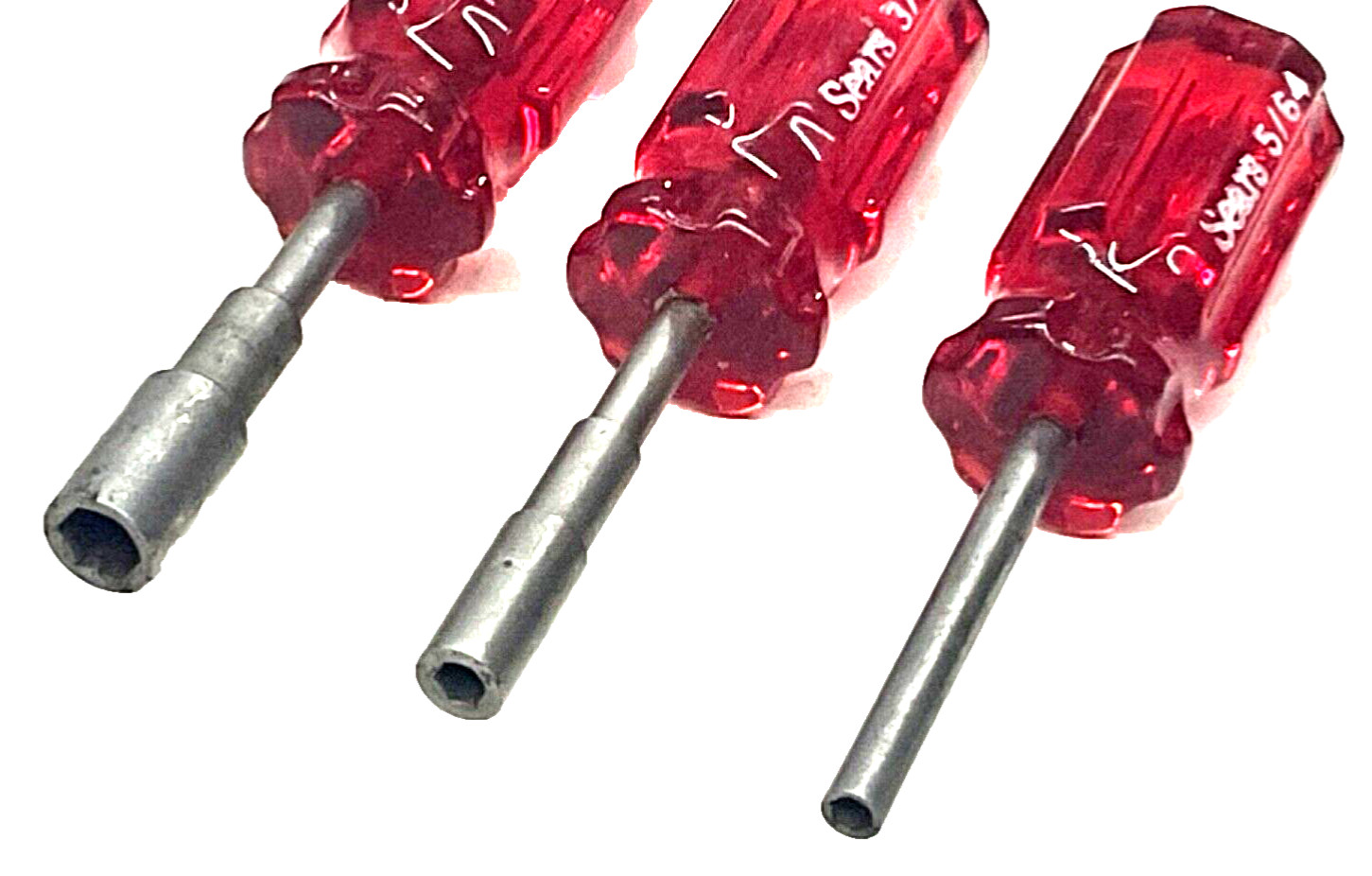 VINTAGE SEARS TOOLS LOT OF MINI NUT DRIVERS, 5/64”, 3/32”, 5/32”