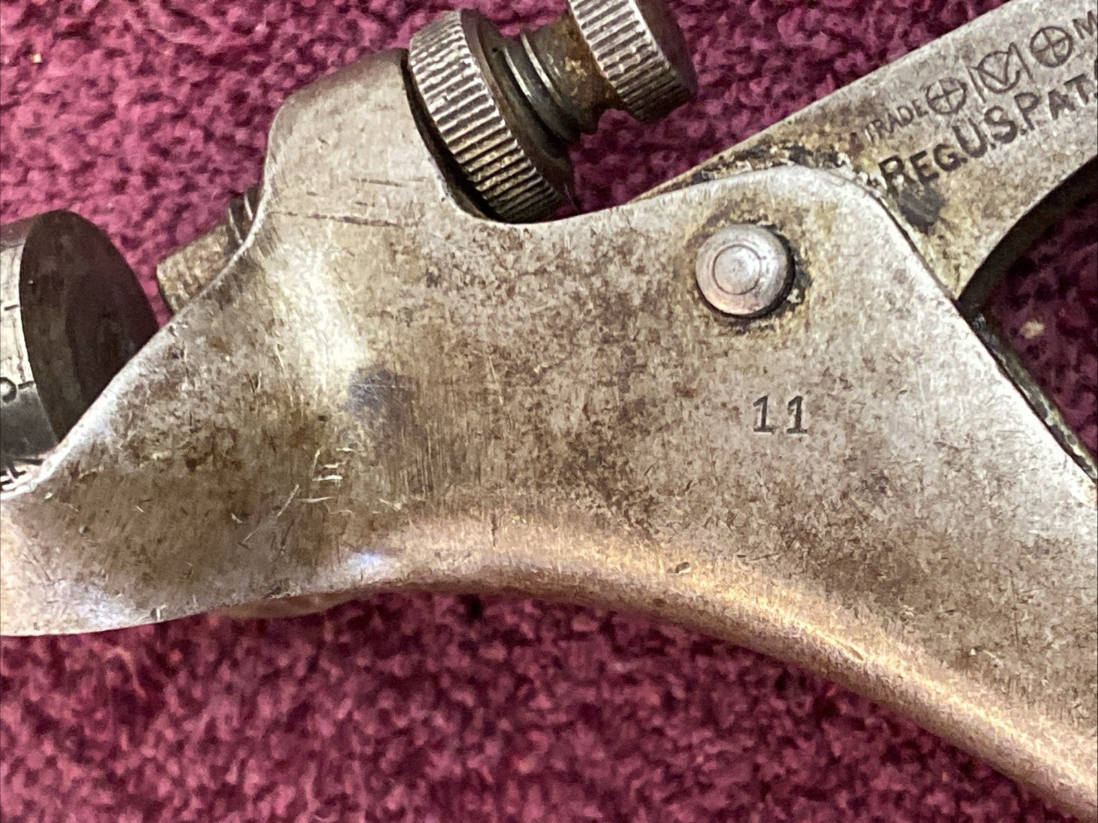 ANTIQUE Morrill’s Hand Saw Tooth Setter Tool USA Woodworking