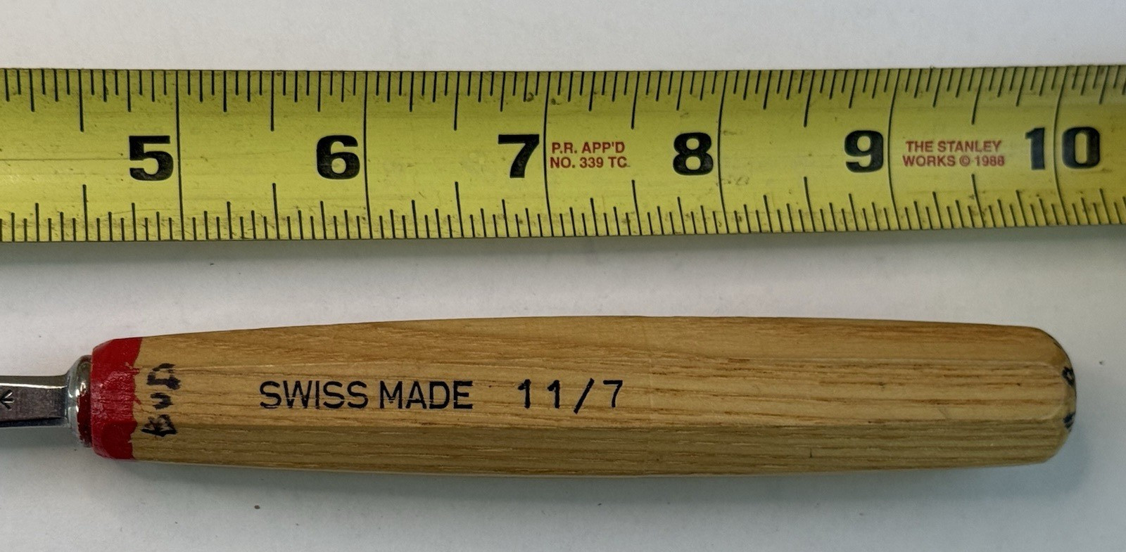 PFEIL Swiss Made 11/7 No.11 Gouge Carving Tool / Woodworking Tool