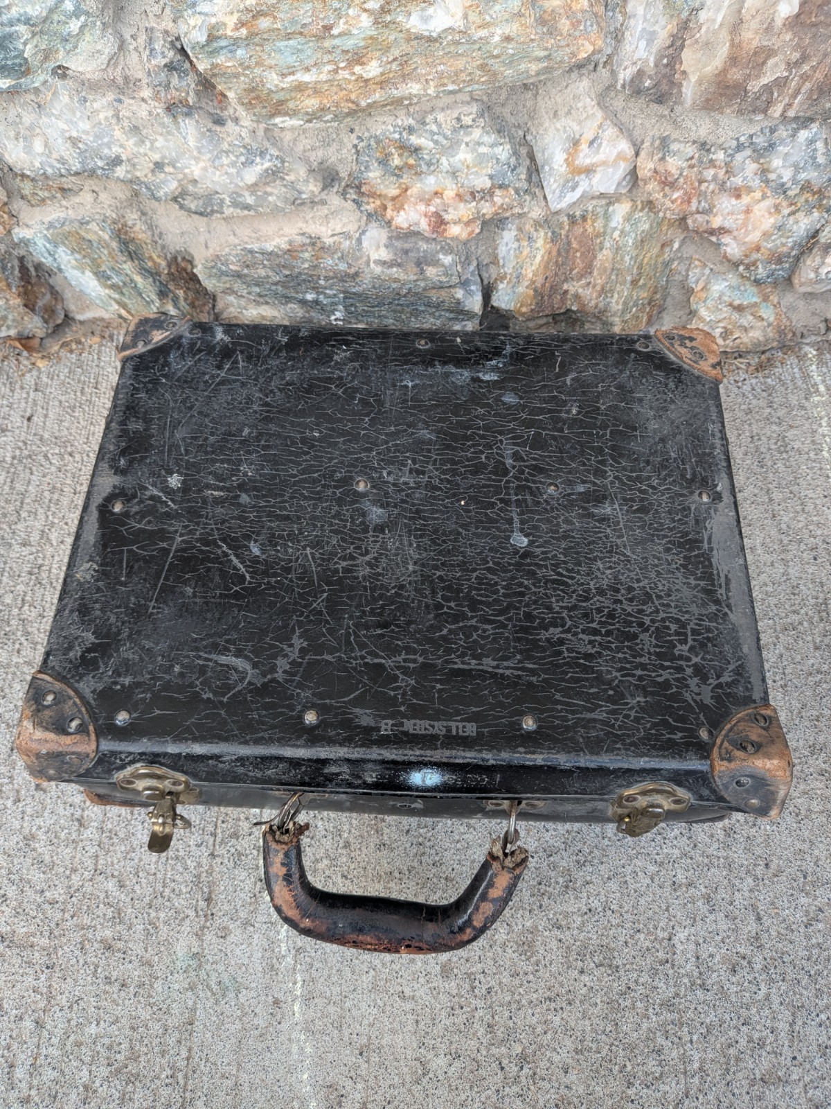 Vintage Bell System Briefcase Worker Lineman Vintage Butt Set Vintage Tool Box