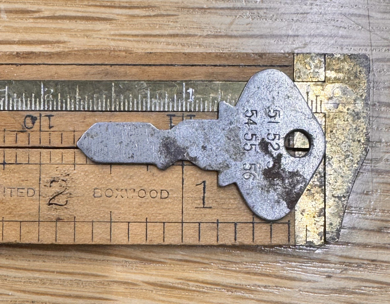 🌿 🗝️ Vintage Ford Model T Ignition dealer Key # 51-56 Coil Switch Antique