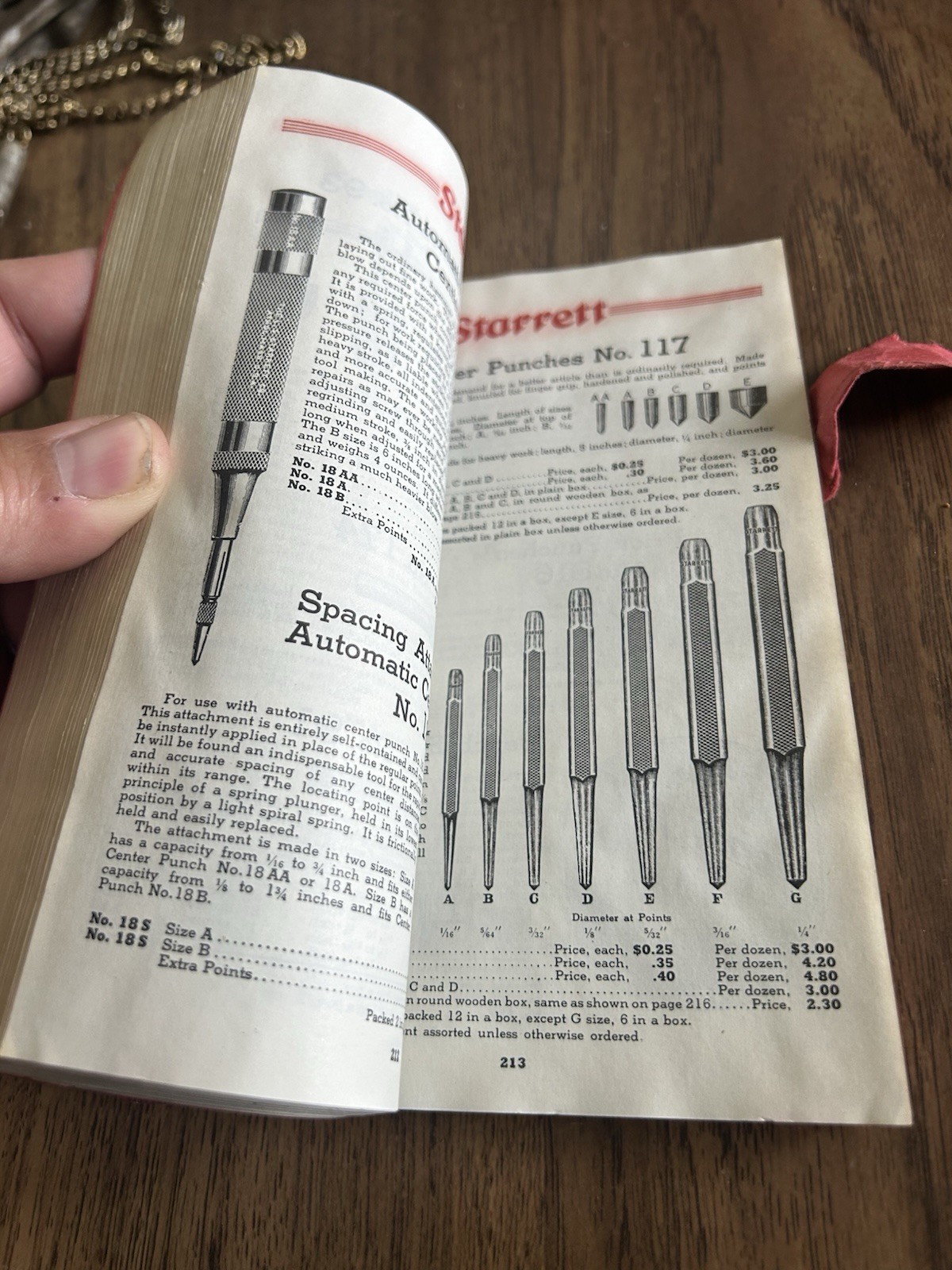 1938 Starrett Mechanical Tools Saws Booklet Catalog #26 -Borneman & Sons Elkhart