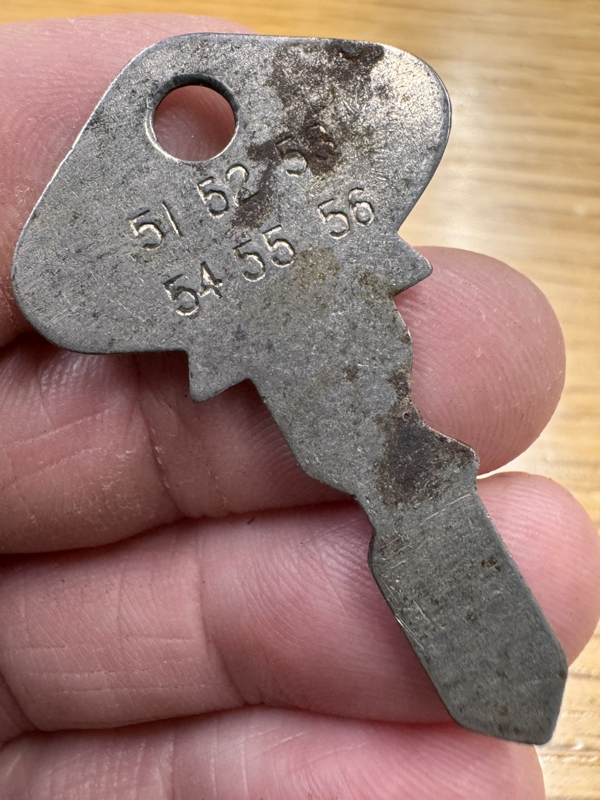 🌿 🗝️ Vintage Ford Model T Ignition dealer Key # 51-56 Coil Switch Antique