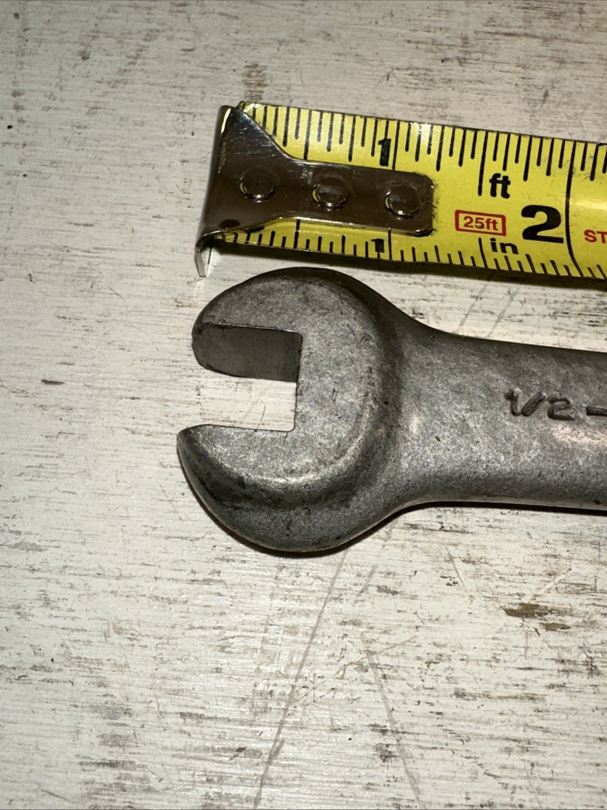 Armstrong No.555 1/2″ Lathe Tool Post Wrench 8-Point Star Box End and Open End