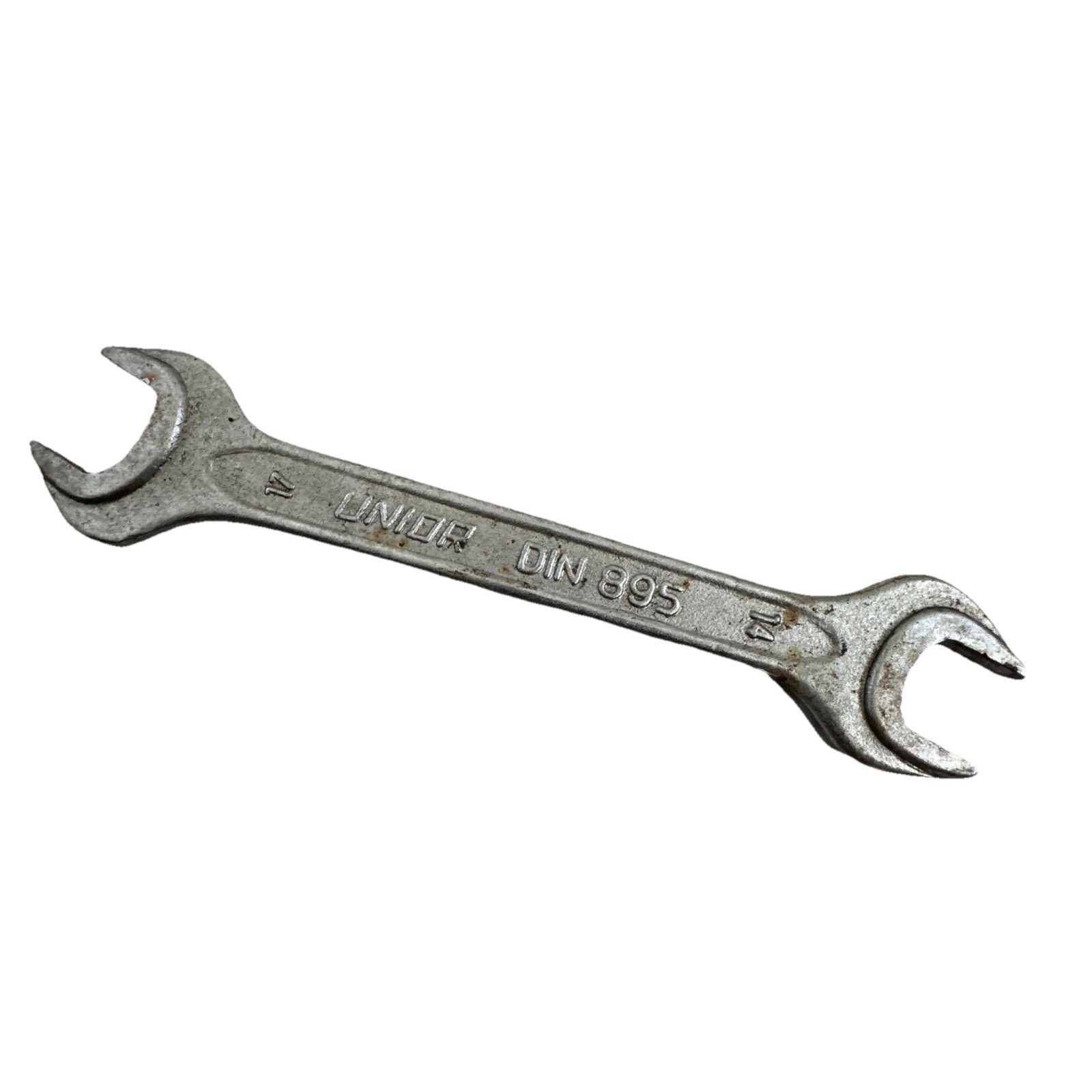 Vintage Mercedes-Benz Double Open End Wrench 14mm & 17mm Unior Germany