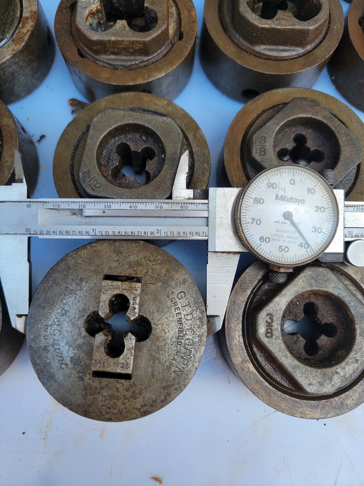 Threading Die Greenfield die, 2.3/4 The Outside Clamping diameter