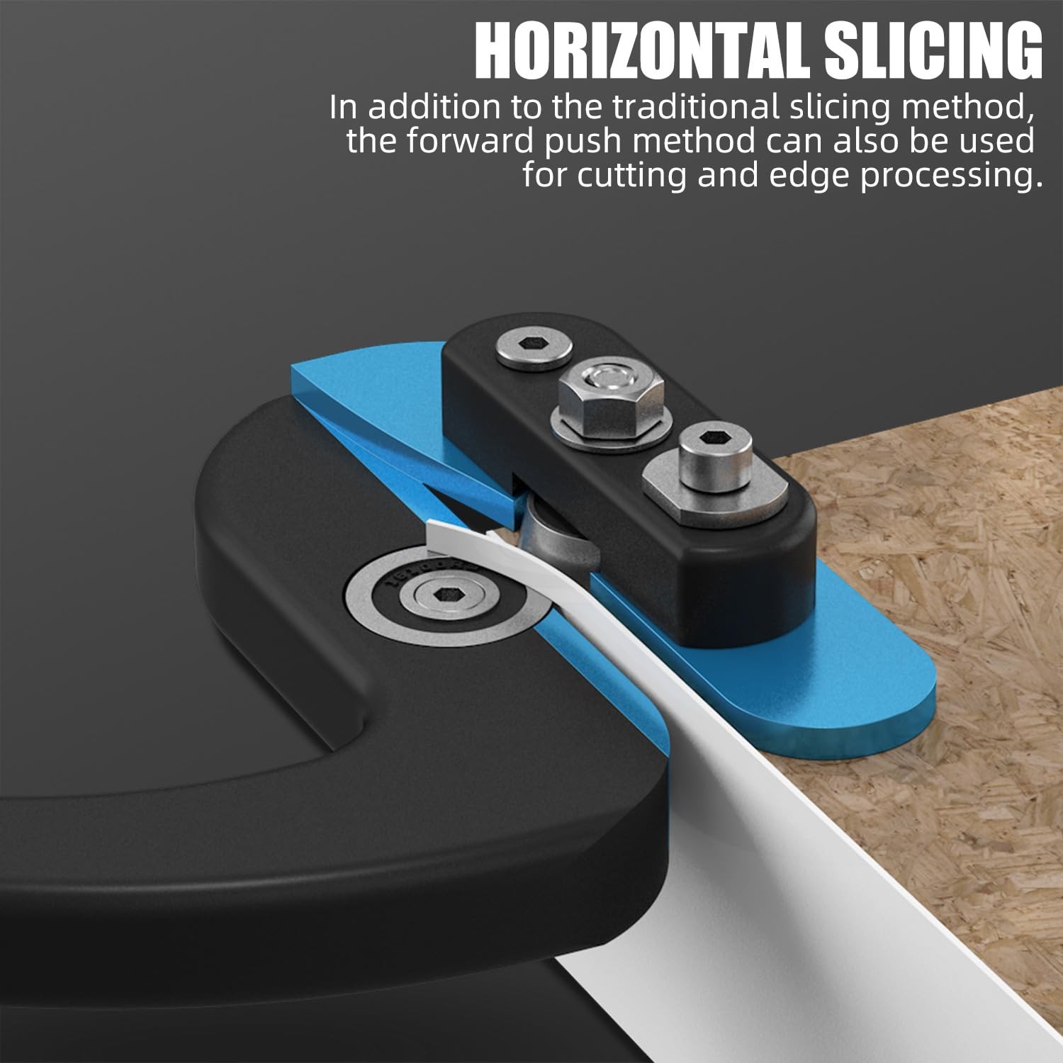 Edge Banding Trimmer Tool Dual Offset Bearings Manual Cutter 0.3mm-2.5mm PVC