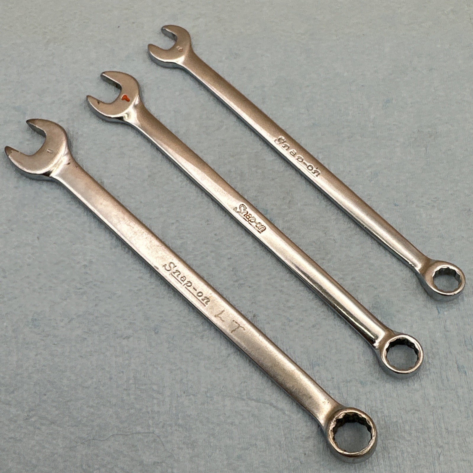 Vintage Snap On Underline Logo 6mm 7mm 8mm Combination Wrench OEXM6 OEXM7 OEXM8
