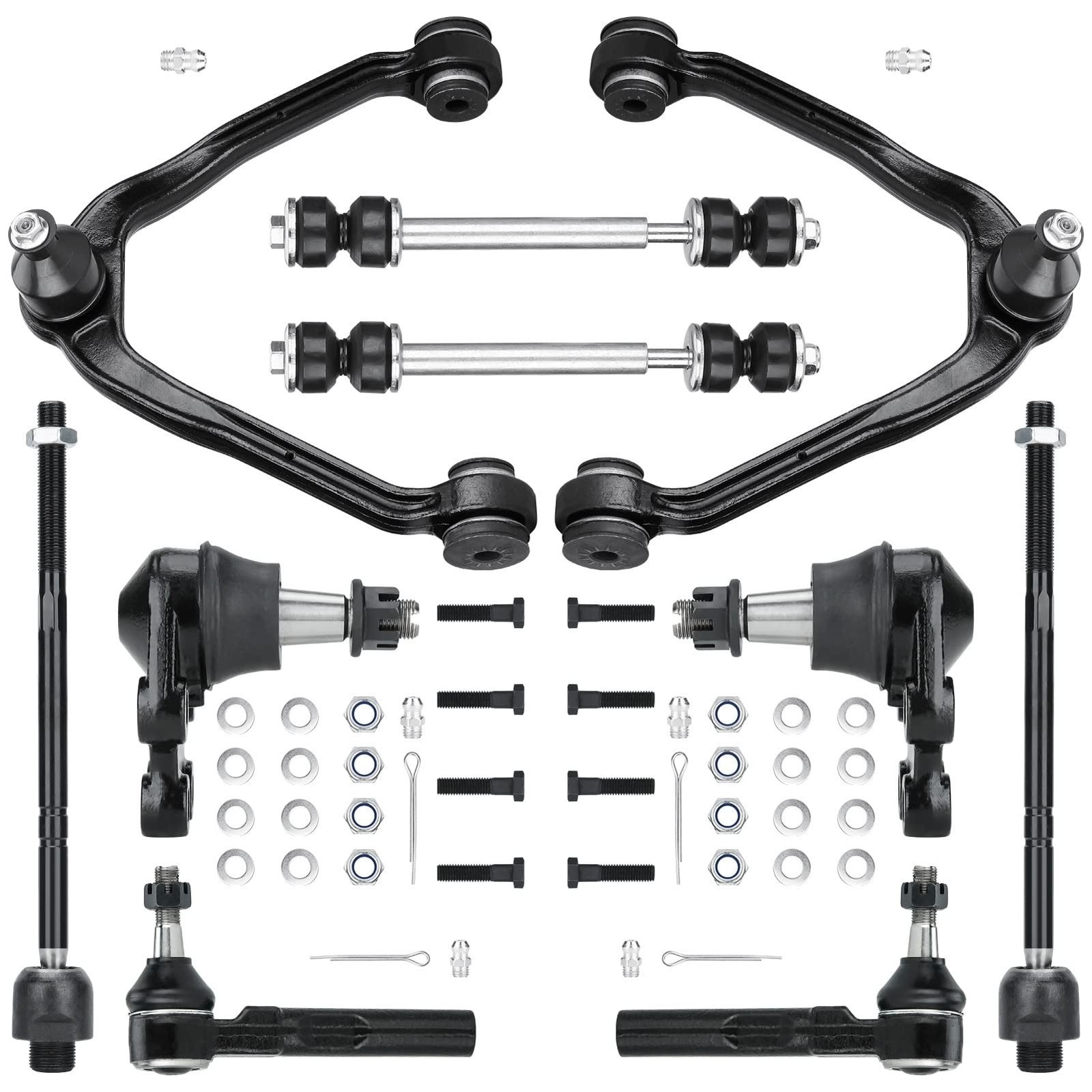 RWD Front Upper Control Arms with Ball Joint for Chevy Silverado 1500 1999-20…