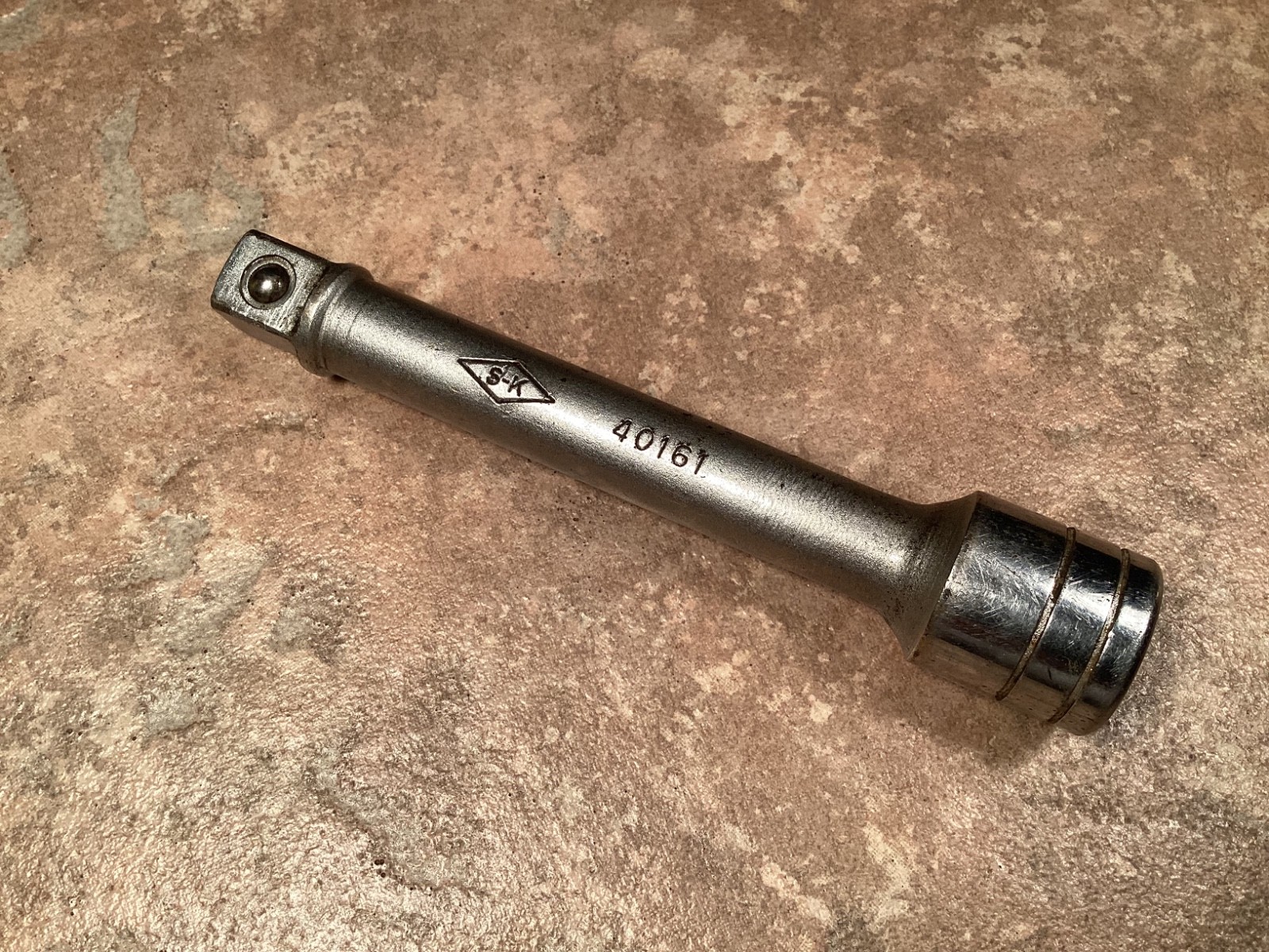 Vintage S-K Socket Extension Bar #40161 GUC 1/2″ Drive SAE 5″ Forged Satin USA