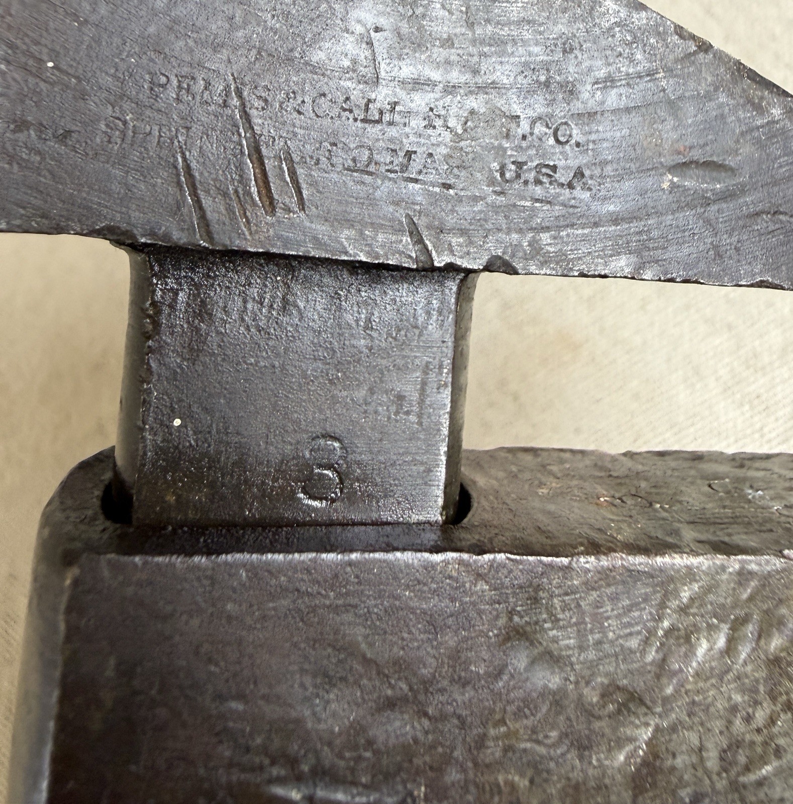 Vintage Bemis & Call 15” Adjustable Monkey Wrench! Marked P&R Railroad