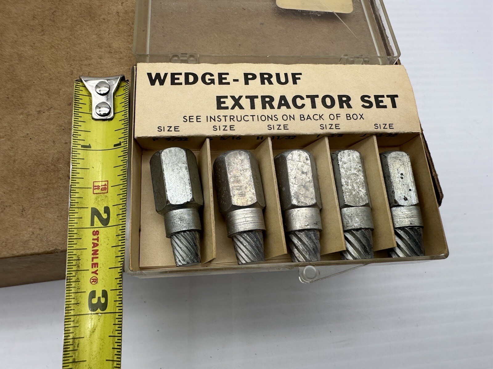 VTG CAL-VAN WEDGE PRUF EXTRACTOR 5 PIECE SET #440 – FOR BOLTS SIZE 9/32″-13/32