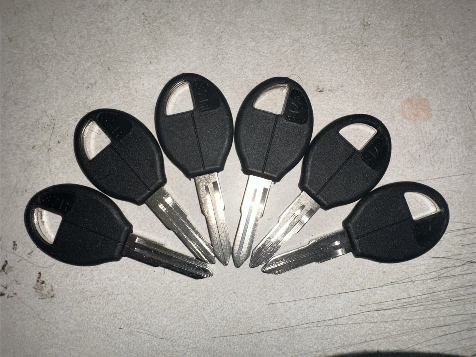 6 Pack DA31P 37R Uncut Blank Keys Fits Nissan/Datsun Made by Axxess+