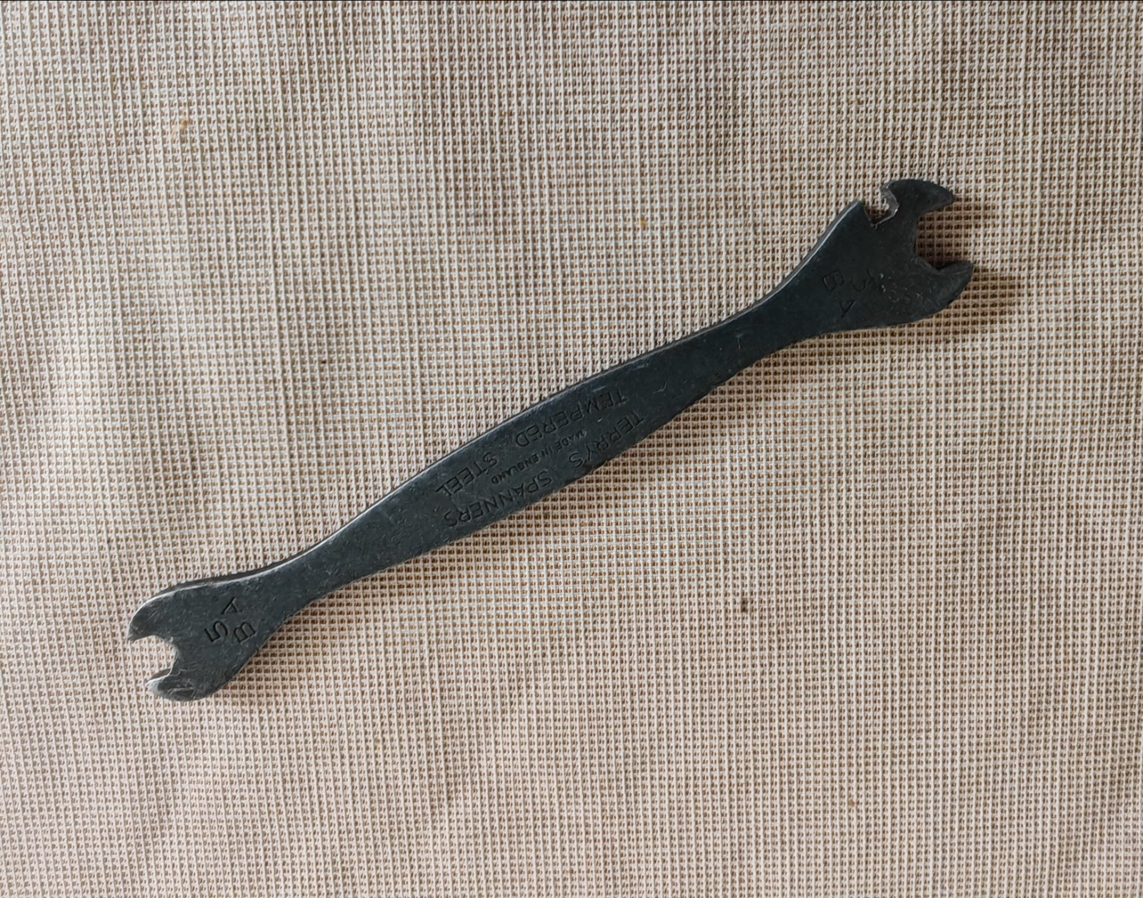 Vintage Terry’s Spanner 12.5cm Long Tempered Steel Made in England Collectible