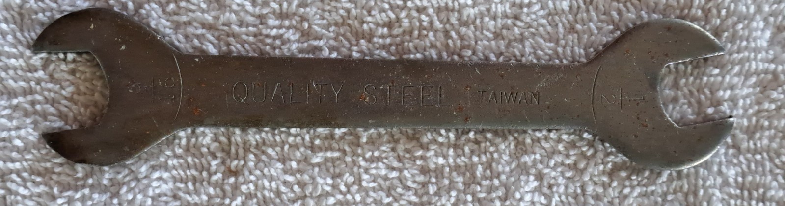 Vintage Unbranded Thin 1/2″ x 9/16″ Open End Wrench 5-1/2″ Length Taiwan