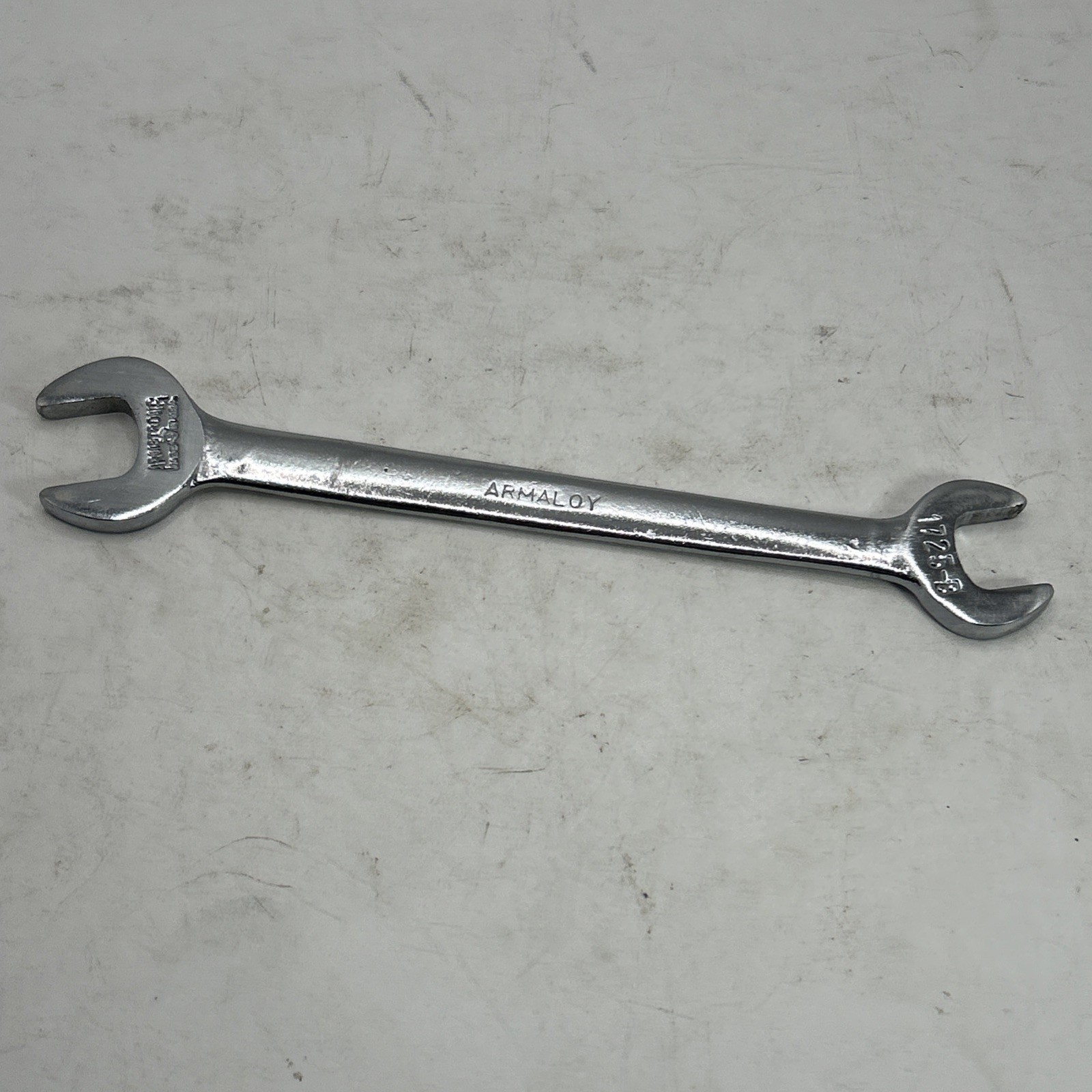 Vintage Armstrong 1725-B 1/2″ x 9/16″ Special Armaloy Chrome Steel Wrench USA