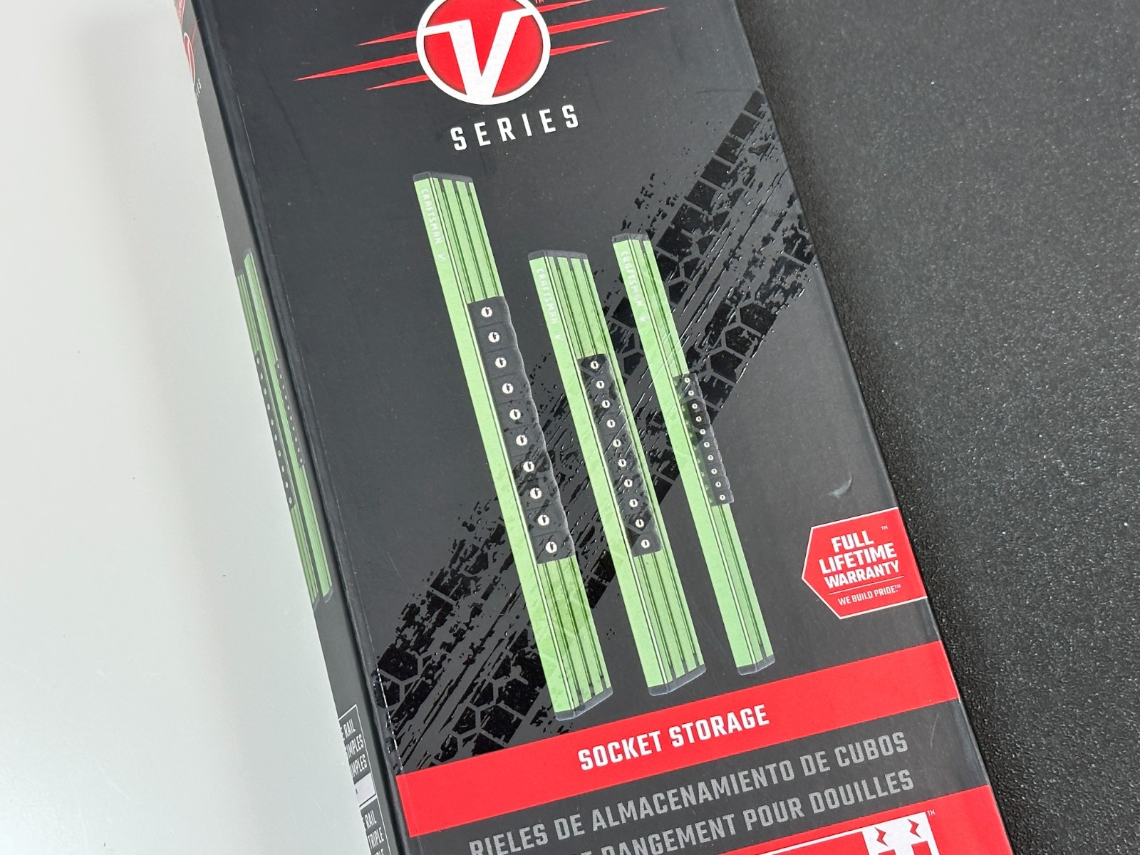 NEW CRAFTSMAN V-SERIES Socket Organizer, Magnetic, GREEN, 3 Piece (CMMT92002V)