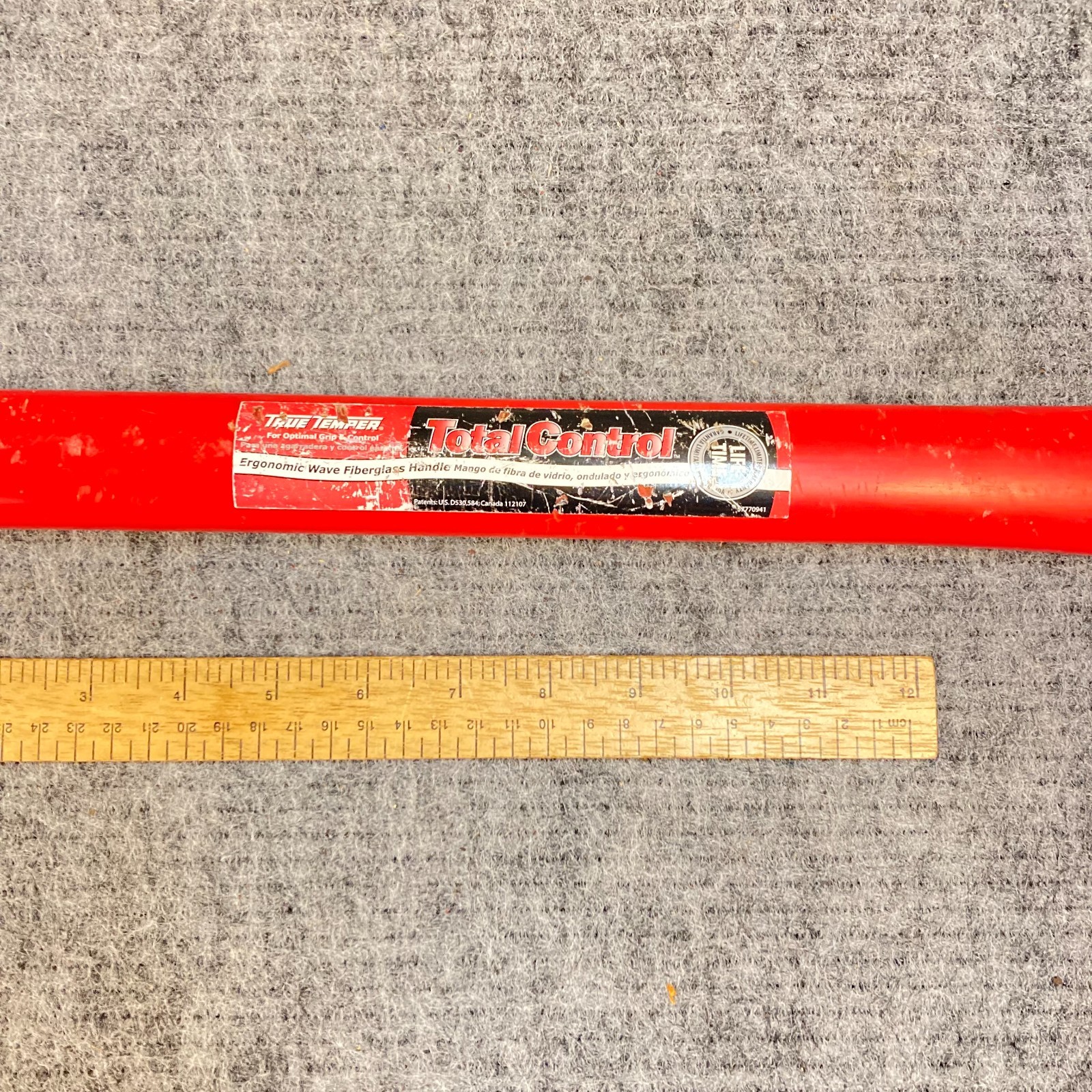 Vintage True Temper Axe Fiberglass Handle 4 1/4″ Blade 36″ Handle