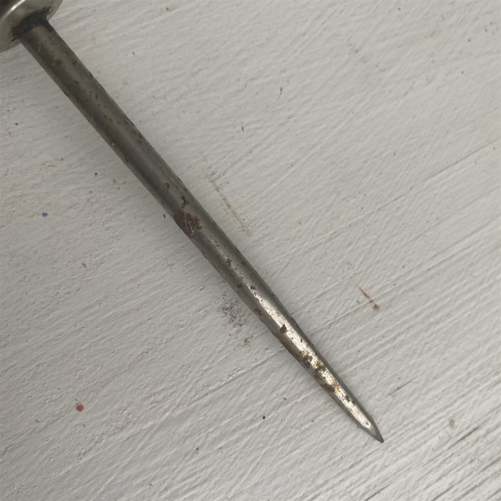 Vintage Stanley No. 61-122 Scratch Awl Wooden Handle Made In U.S.A. Hole Punch