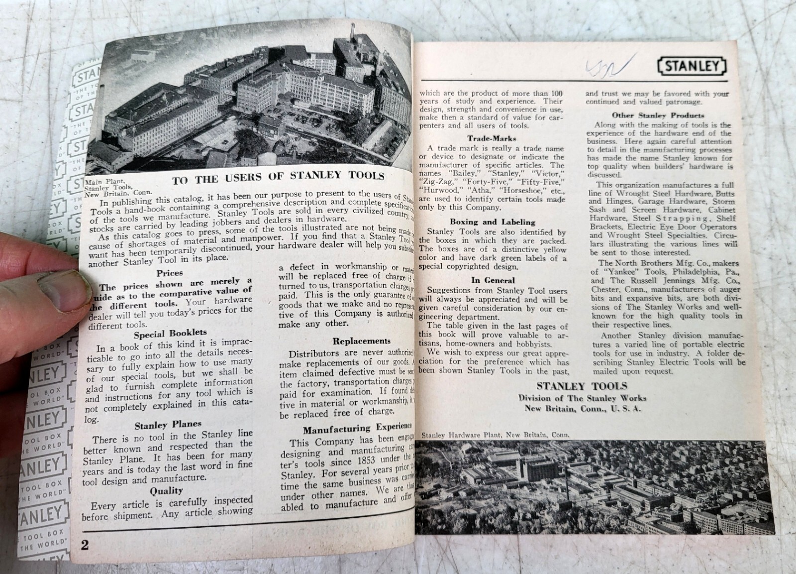 Stanley Tools Catalog No 34 c1953 w Yankee Tool Section 208 pages ORIGINAL