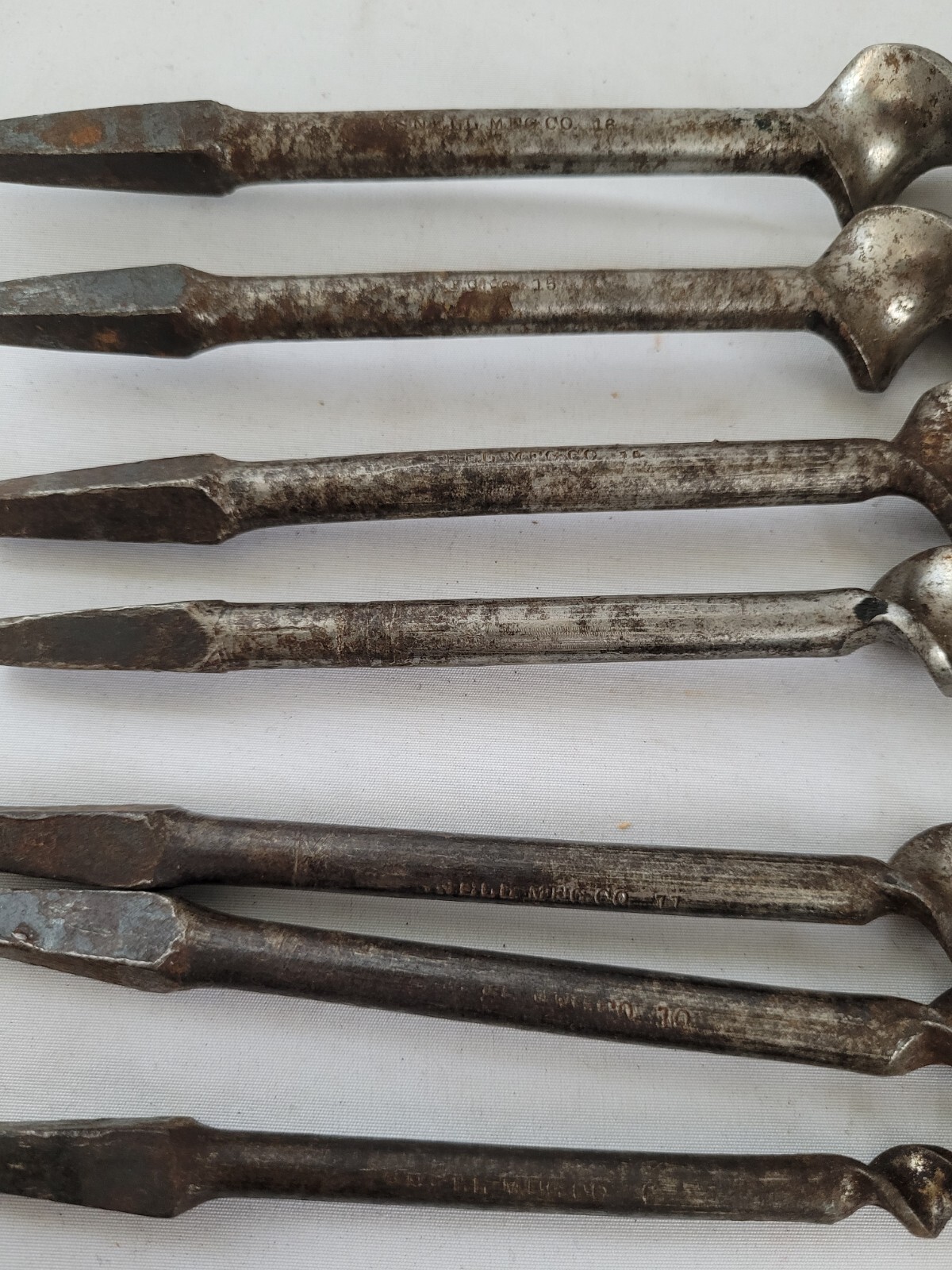 Antique Snell’s Auger Bit Set in Wooden Box Patented 1886!