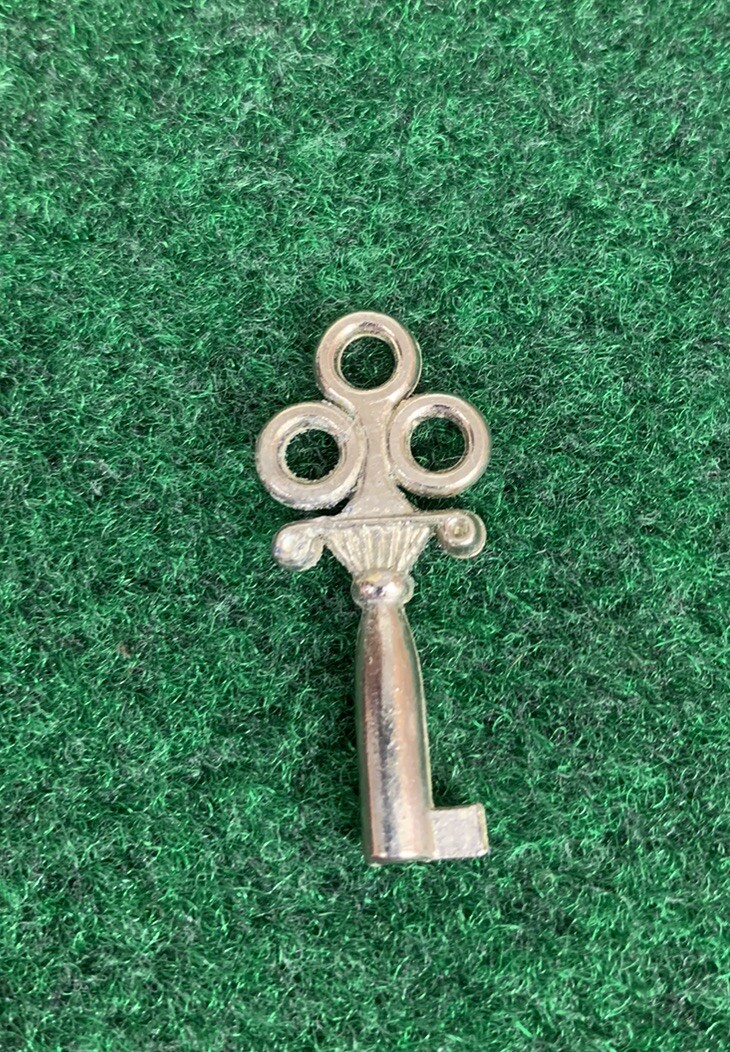 Vintage Silver-Tone Skeleton Key- 1 1/2” Long