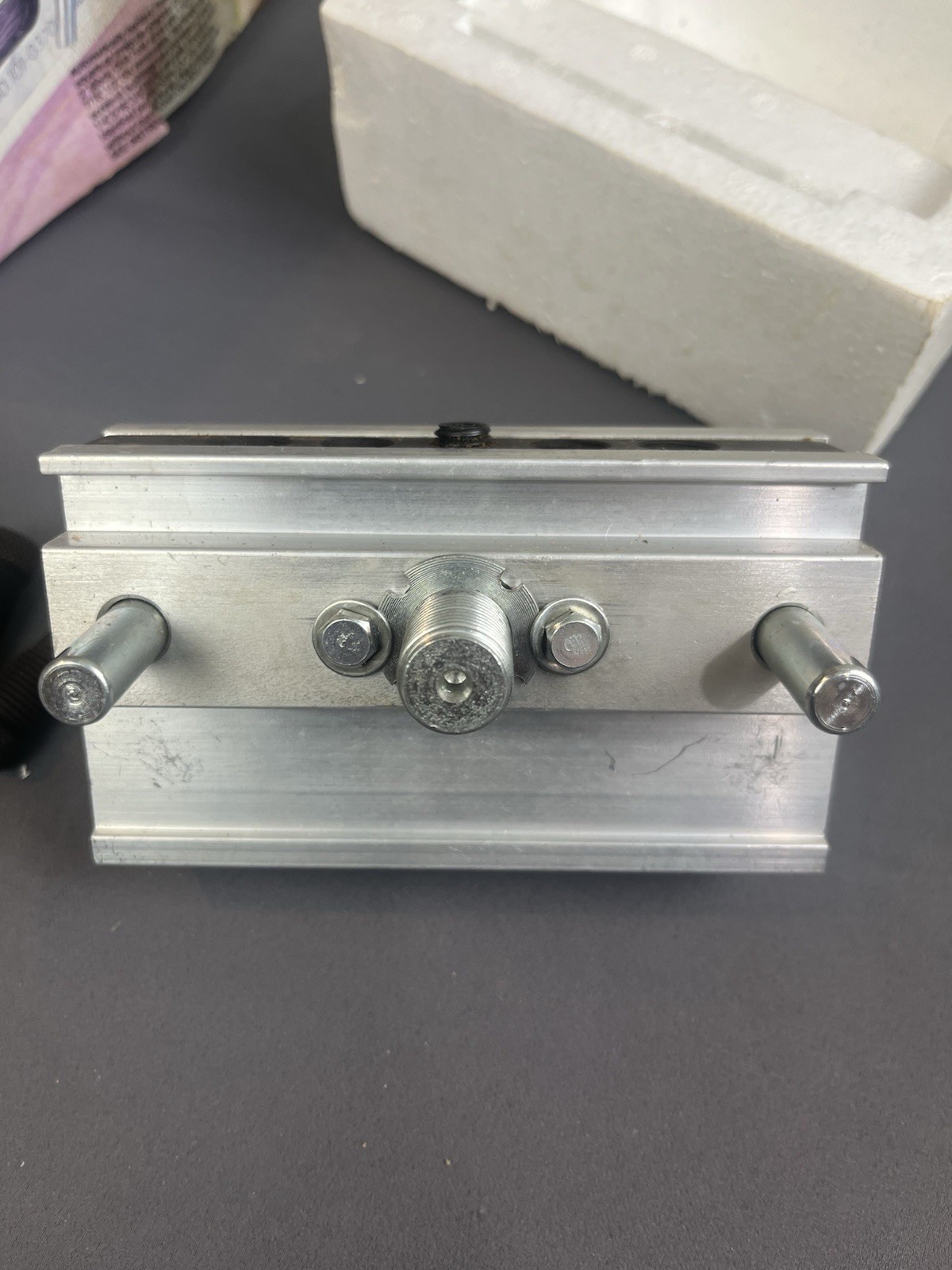 Self-Centering Dowel Drill Guide Doweling Jig Woodworking Metal Vintage Taiwan