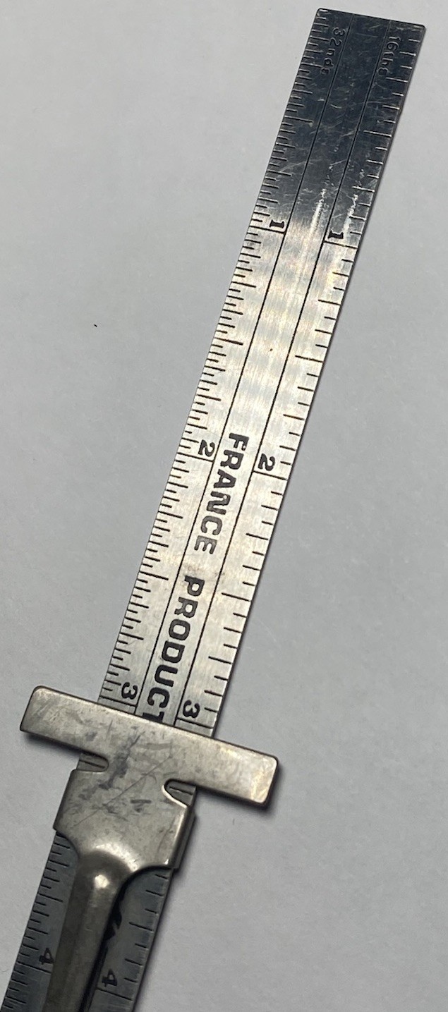 GUCO 152 Pocket Clip Depth Gauge France Products Div. Garlock