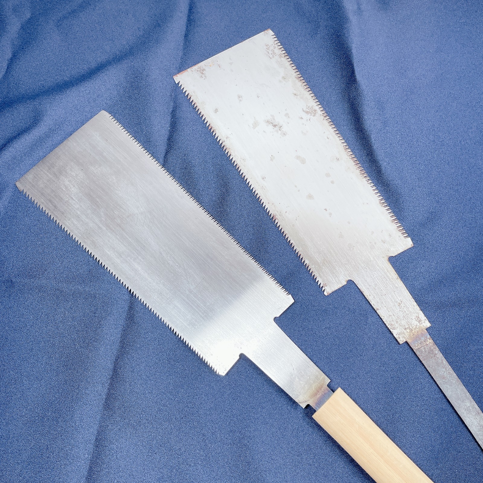 Vintage Japanese Old Hand saw Set Made by Miyano Carpentry Double edge ST #1