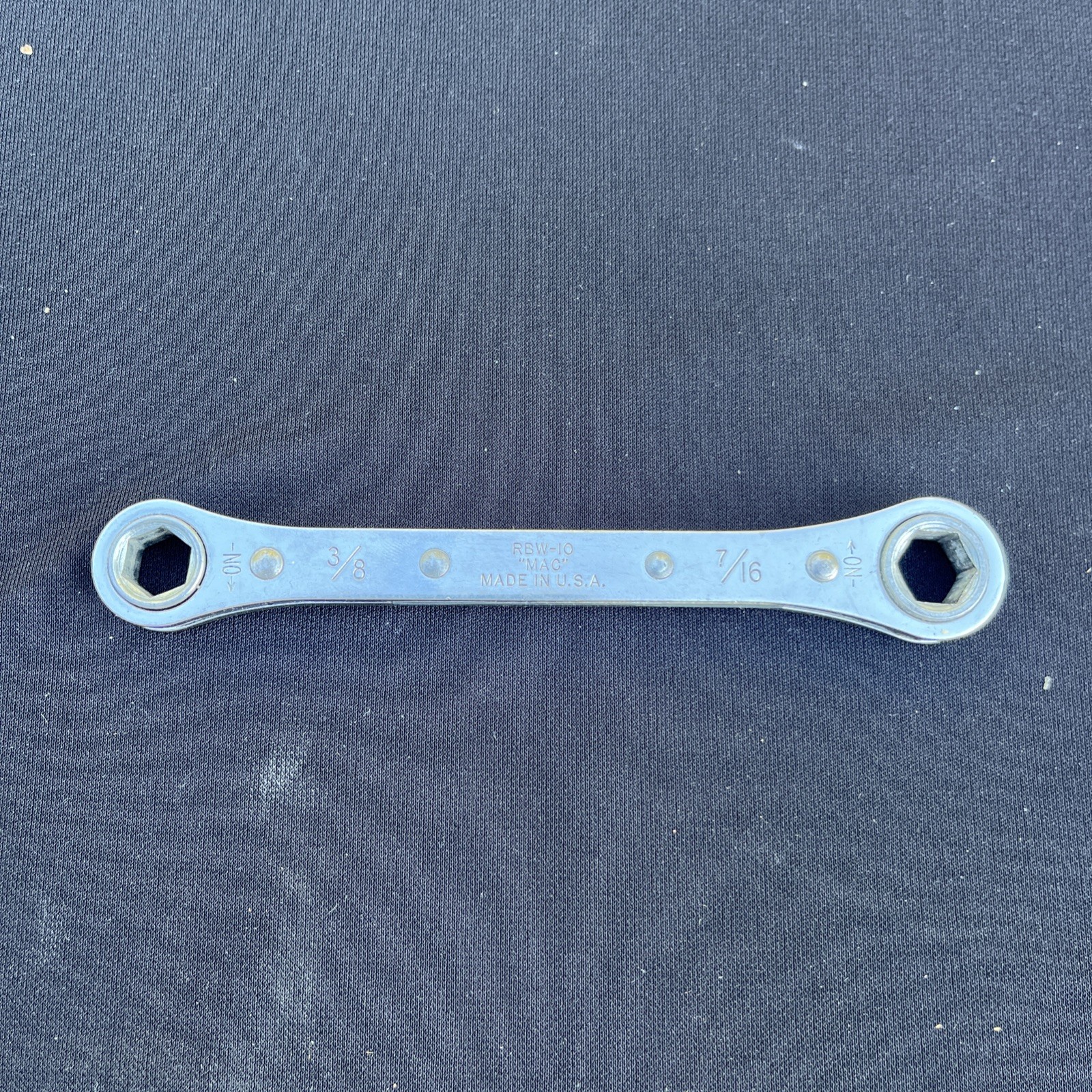 MAC USA Tools RBW15, 1/2″ X 9/16 6Pt Ratcheting Double Box End Wrench