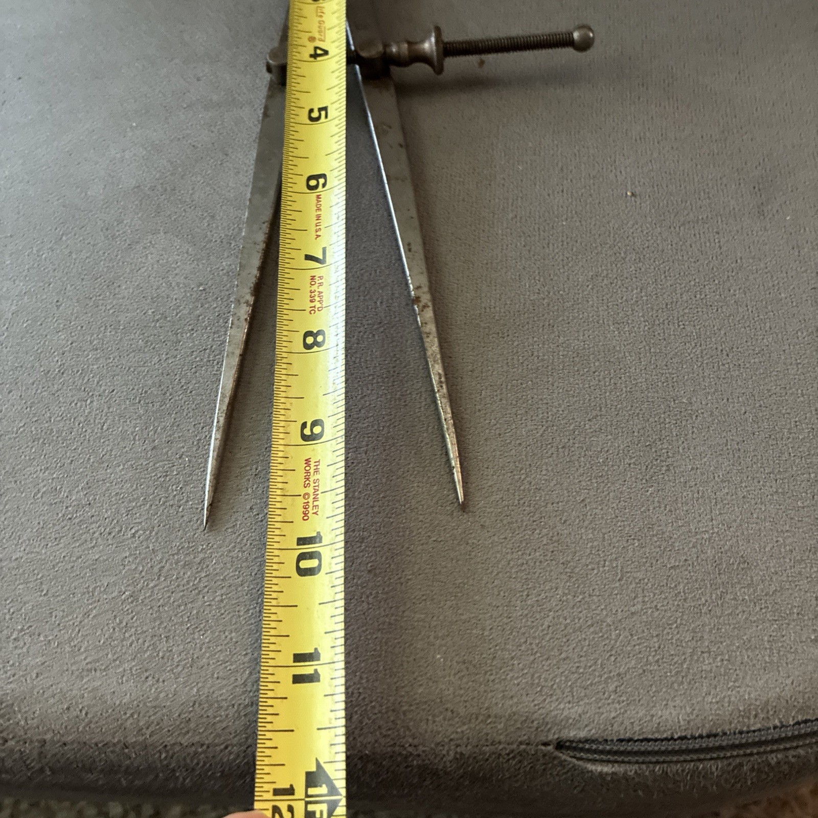 L. S. Starrett Dividers 10”Overall 8”Legs