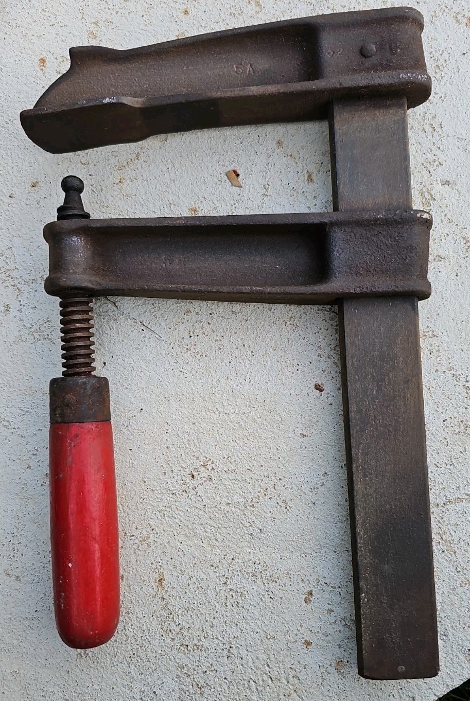 Vtg. WETZLER Deep ThroatBAR CLAMP #508 LONG ISLAND CITY NY WOODWORKING CLAMP