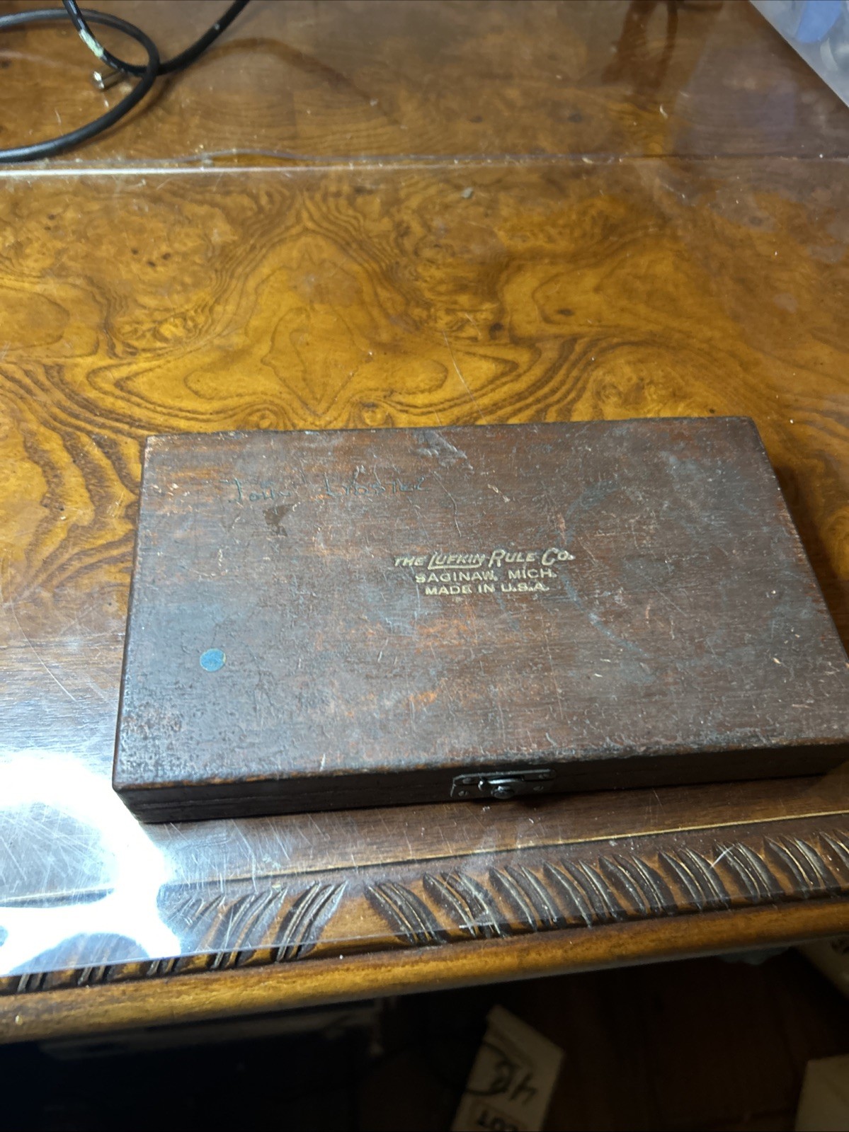 Vintage Lufkin Rule Co 1 1/2 to 12″ Inside Micrometer Set in Case, No 680 USA