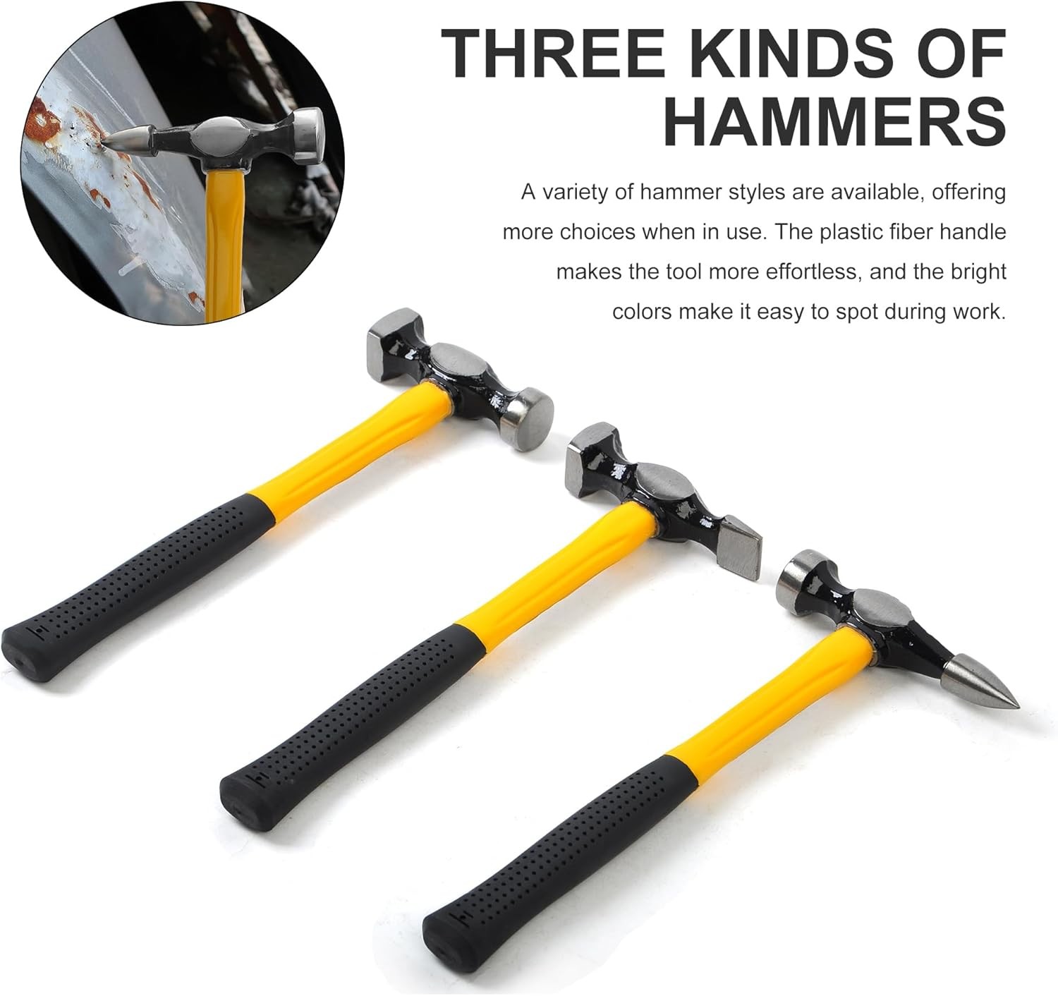 Auto Body Shaping and Forming Repair 7-Piece Kit – Fender Roller Fixer Dent Re