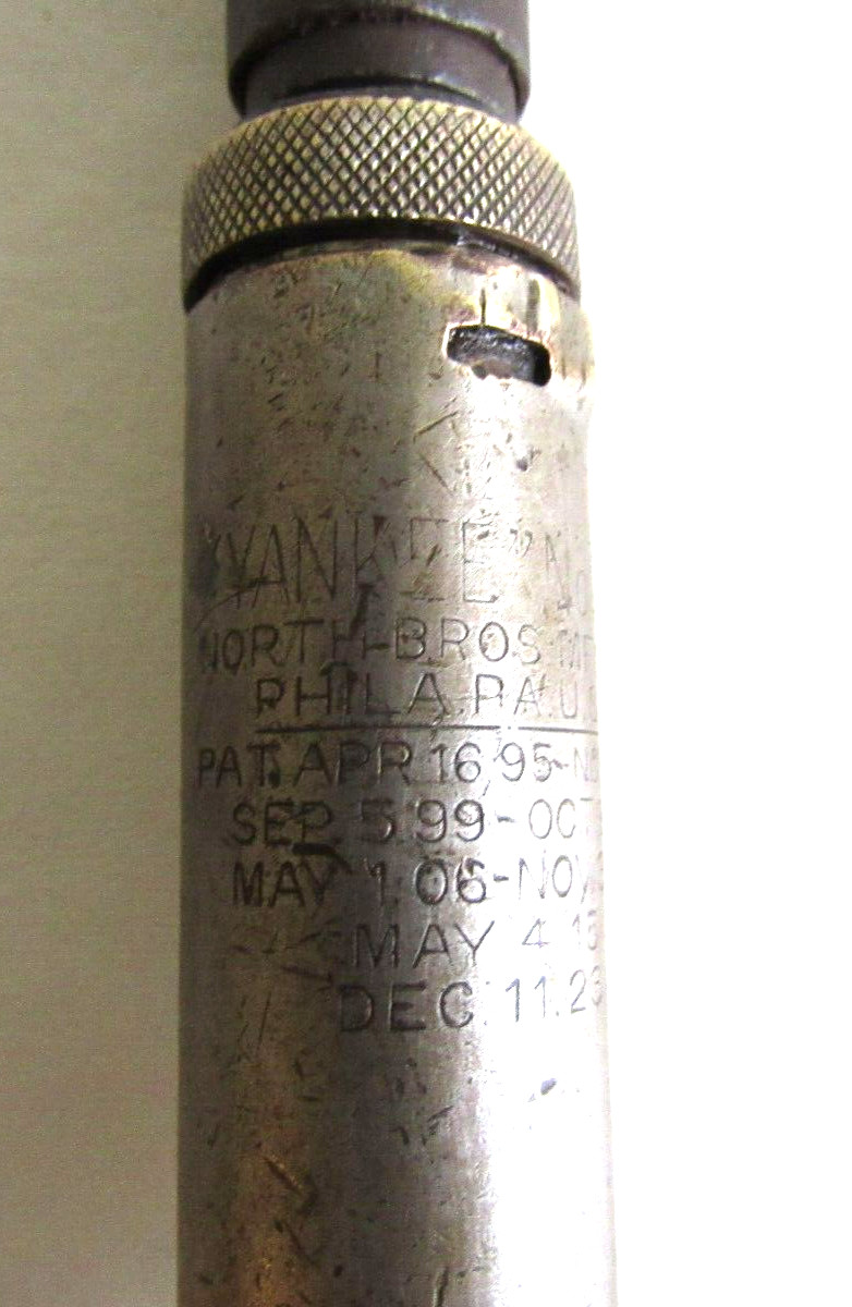NORTH BROS. MFG. CO. “Yankee” No. 130A Ratcheting Screwdriver, with 1 Bit. Pat’d