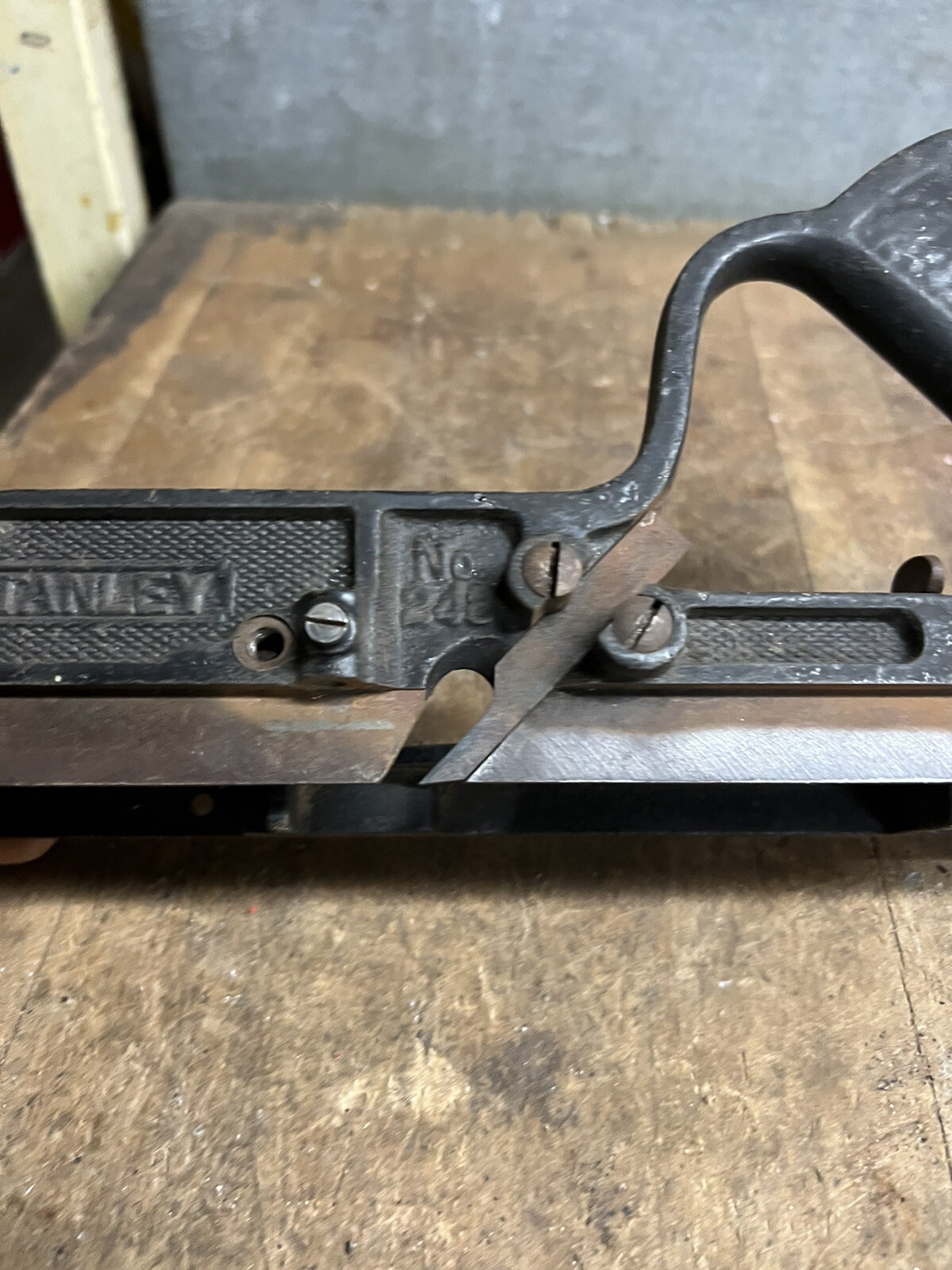 Vintage Stanley No 248 Weather Strip Plow Metal Hand Block Plane Tool Parts USA