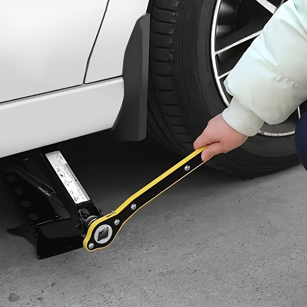 Labor-Saving Ratchet-Powered Durable Adjustable Labor-Saving Tire Ratchet Wrench
