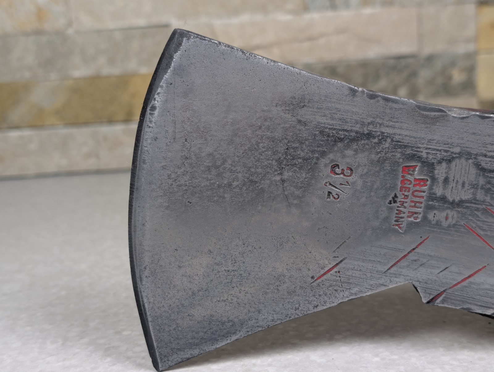 VINTAGE LLTIS OX HEAD AXE HEAD 1.84 LBS