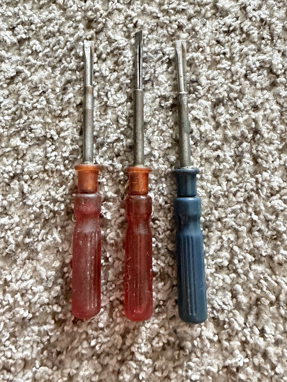 Vintage Quick-Wedge No 1734 Flat Blade Holding Screwdriver Lot 3