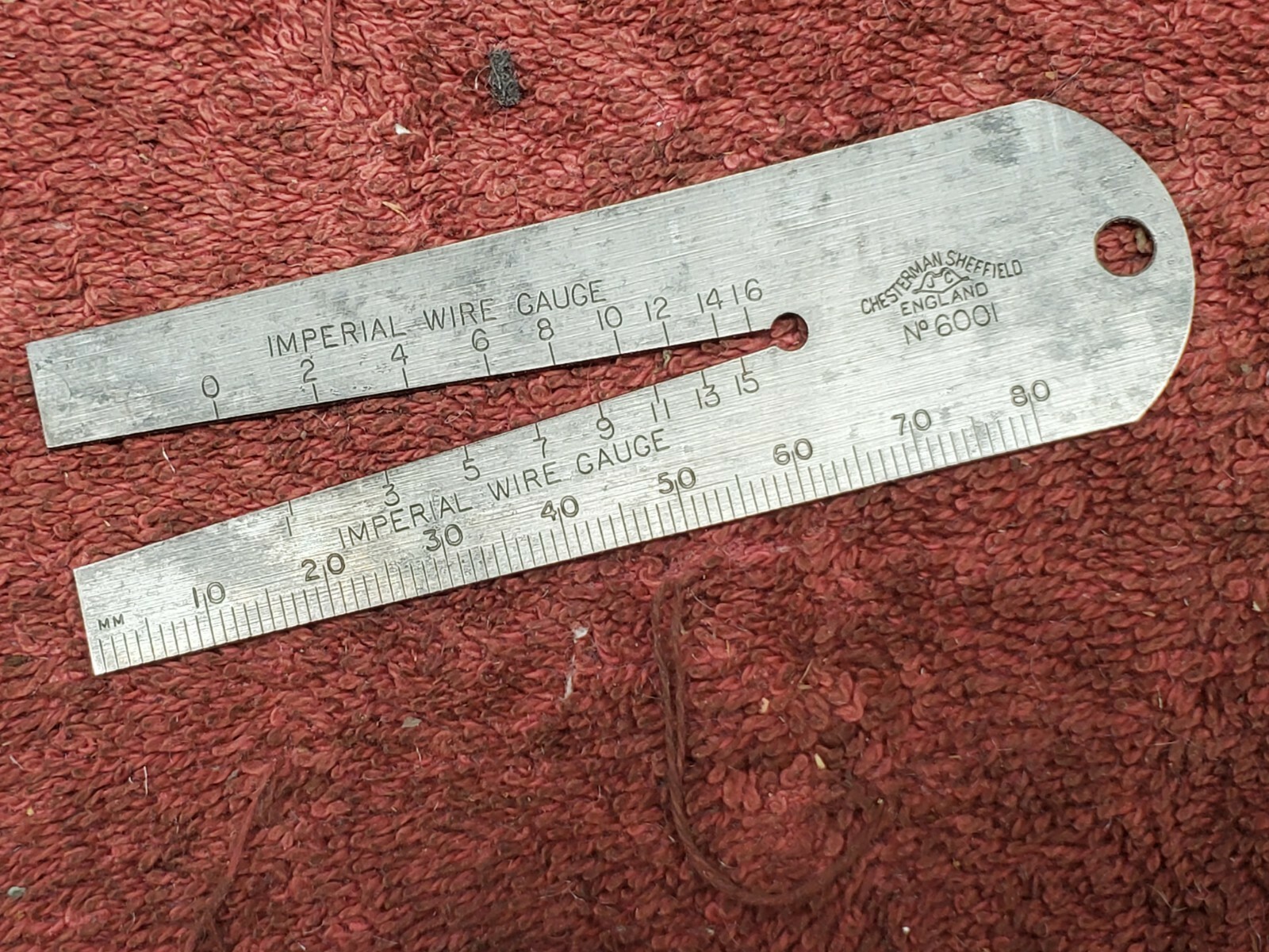 Vintage Chesterman No.6001 Imperial Wire Gauge