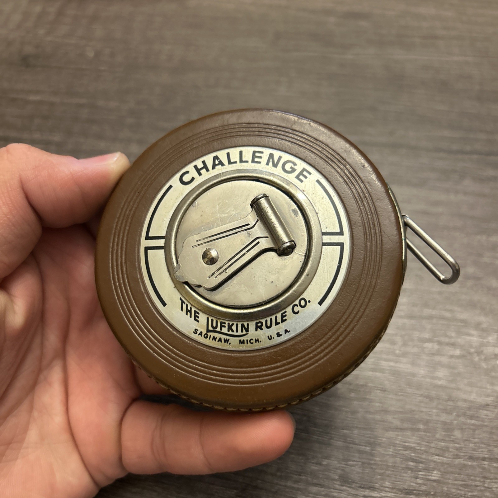 Vintage Lufkin Challenge Steel Tape 263 50 Feet