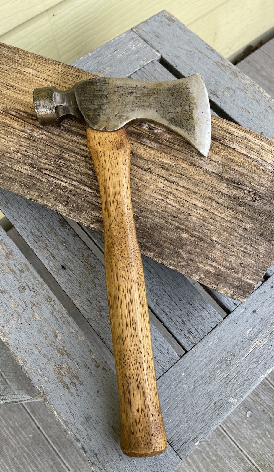 Vintage Re-Shaped True Temper R2-S Carpenters Hatchet Axe Tomahawk Reworked