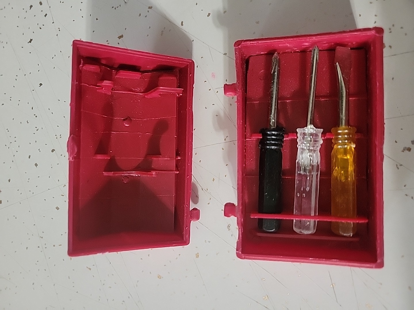 Action Industries 1989 Mini Tool Chest Screwdriver Set Hong Kong