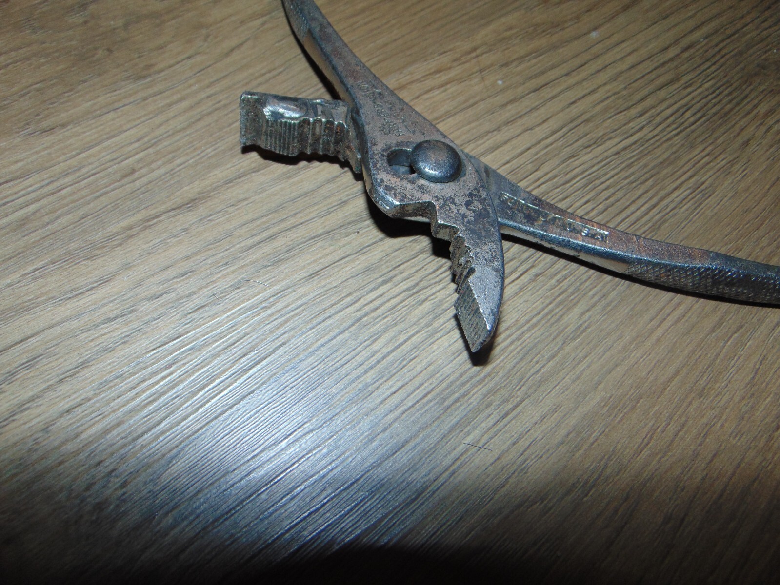 Vintage Diamond Calk & Horseshoe 6″ Unbranded Slip Joint Pliers W Bonus USA Tool