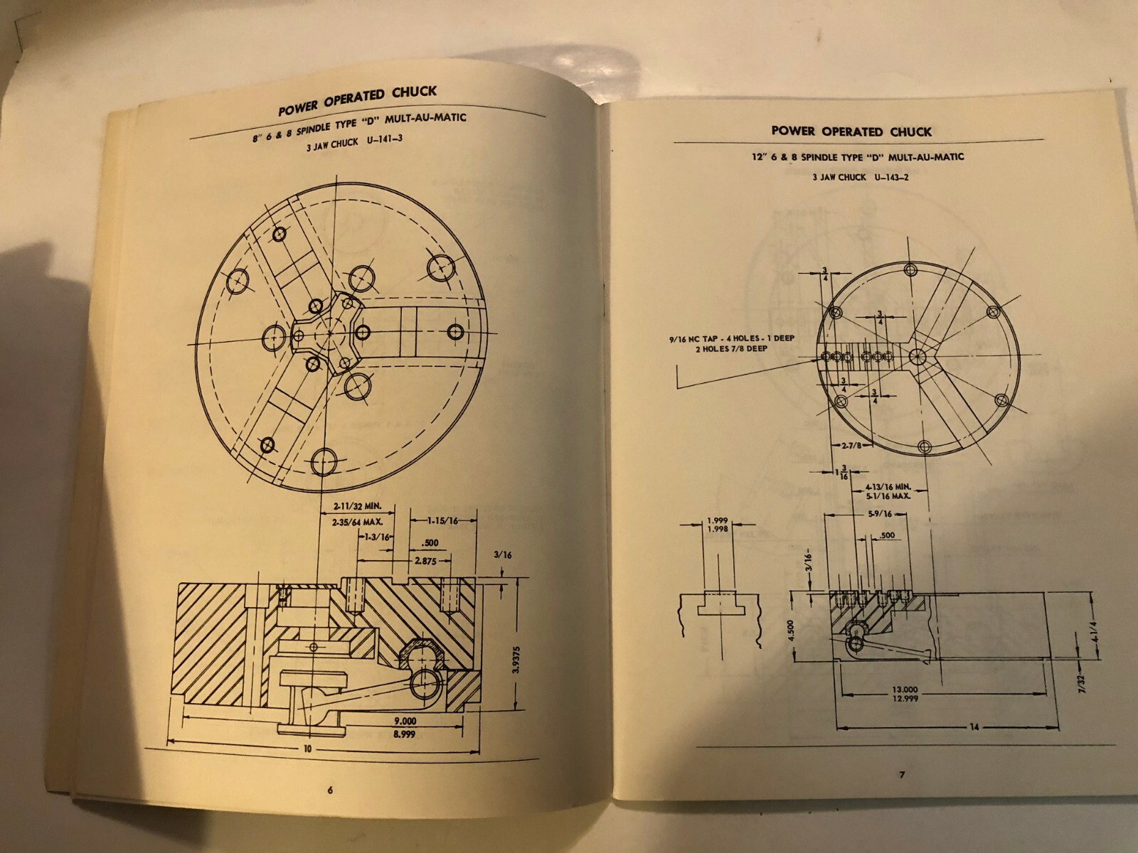 The Bullard Co. Tool Data Book Type “D” MULT-AU-MATIC Machine Tools MT-1-10-53