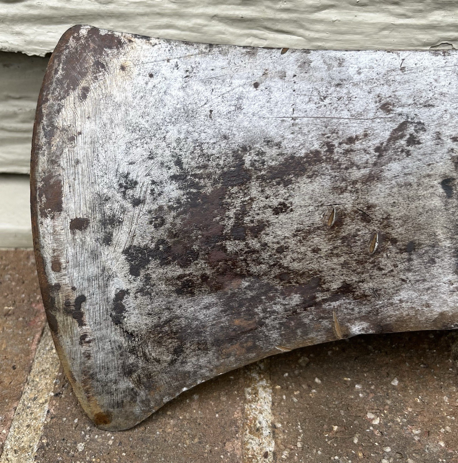 COLLINS DOUBLE BIT CRUISER AXE HEAD – VINTAGE USA LOGGING CAMP BUSHCRAFT